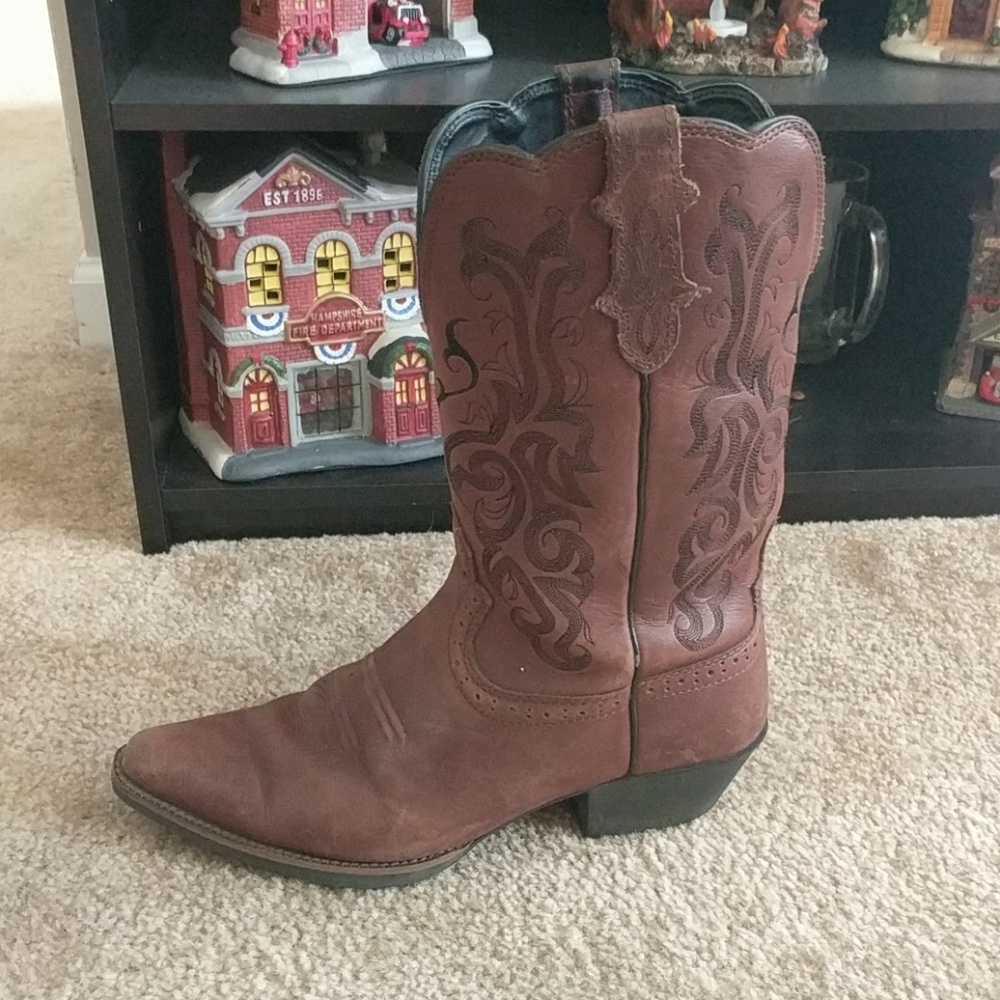 Womens Justin Stampede Western Boots Gem